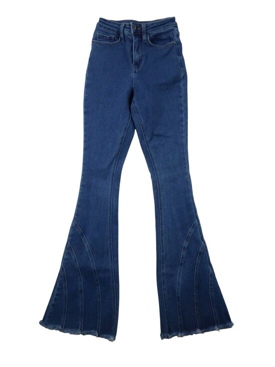 Fashion Nova Denim - ✨3/$30 Fashion Nova 0 High Waist Flare Bell Bottom Jeans Dark Wash Western Boho